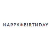 Bannière articulée - Happy Birthday - Disney La Petite Sirène